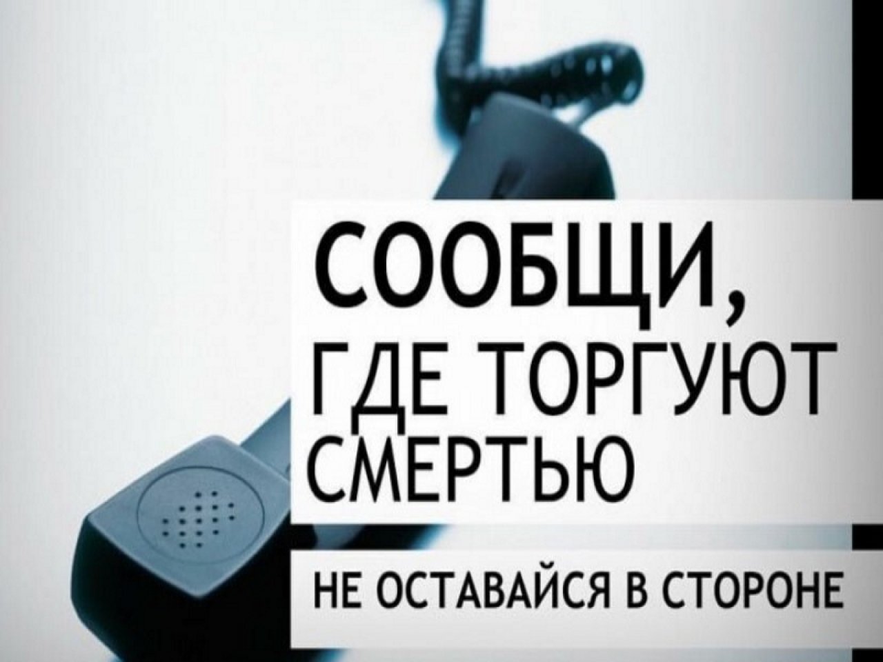 В период времени с 18 по 29 марта 2024 года на территории оперативного обслуживания МО МВД России «Алейский» проводится первый этап Общероссийской акции «Сообщи, где торгуют смертью».