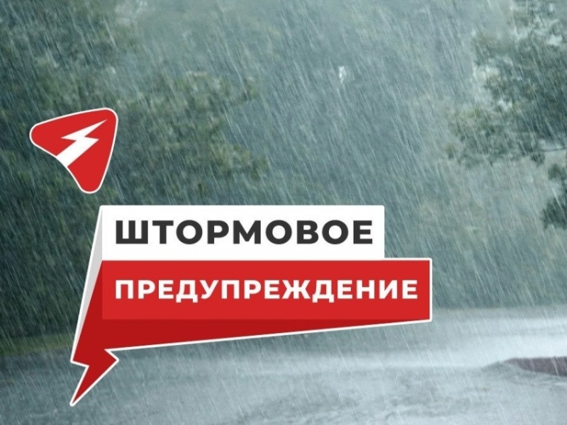 Экстренное предупреждение об угрозе чрезвычайной ситуации на 15 – 16 июня 2025 года.