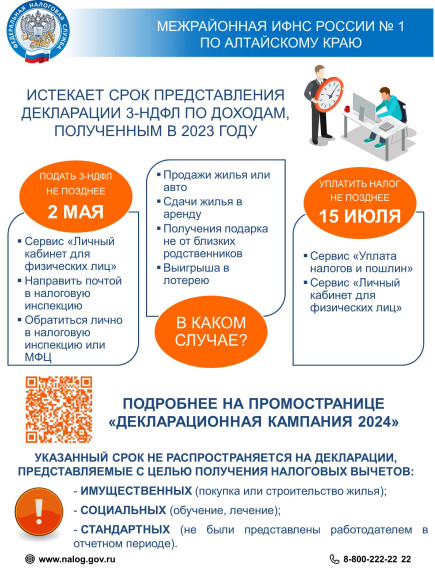 Межрайонная ИФНС России № 1 по Алтайскому краю. Межрайонная ИФНС России № 1 по Алтайскому краю.